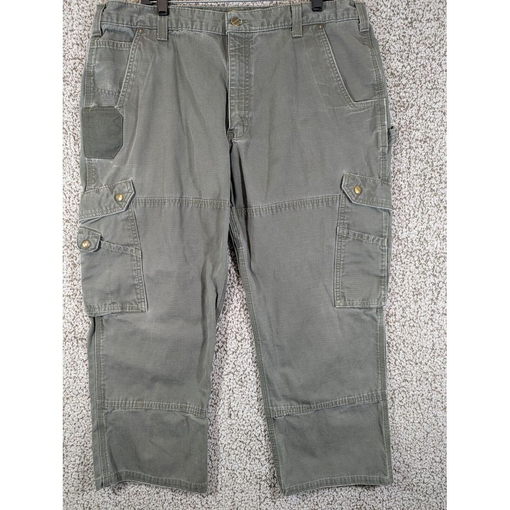 Carhartt B342 MOS Ripstop‎ Cargo Pants Men's 40x30 (Fits 40x27) Olive Green